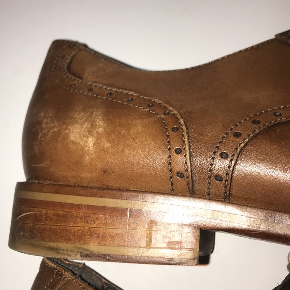 J & M Est. 1850 Conard Cap Toe Oxford Brown Wingtips Size 10.5 - Picture 10 of 15